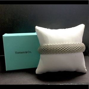 Tiffany & Co. Silver Somerset Mesh Bracelet
